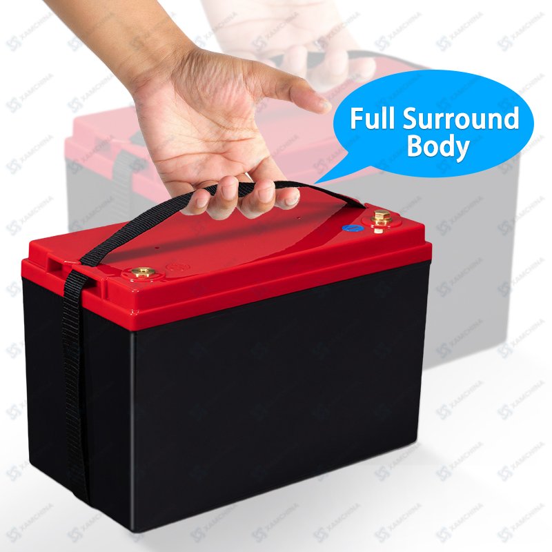 replacement 12V180Ah lead acid battery akku LiFePO4 empty plastic battery box