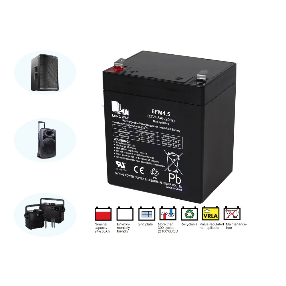 Universal High-frequency vibration 12V4.5ah 6FM4.5 Lead Acid batteries