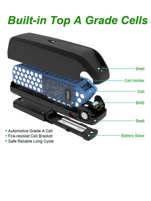48 Volt Ebike BatteryBattery Pack 10Ah 14Ah 17.5Ah 20Ah E-bike Lithium Li-ion Battery for 0-1000W Motor with Charger