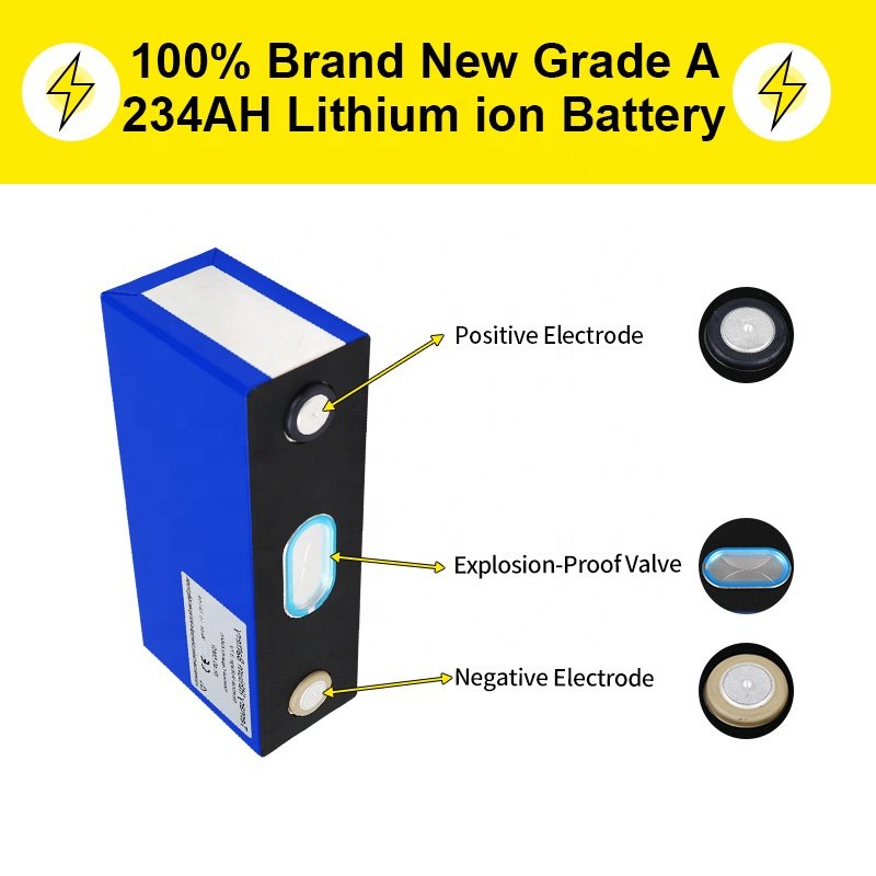 3.7V CATL 234Ah NMC Deep Cycle Rechargeable Lithium ion Battery Cells