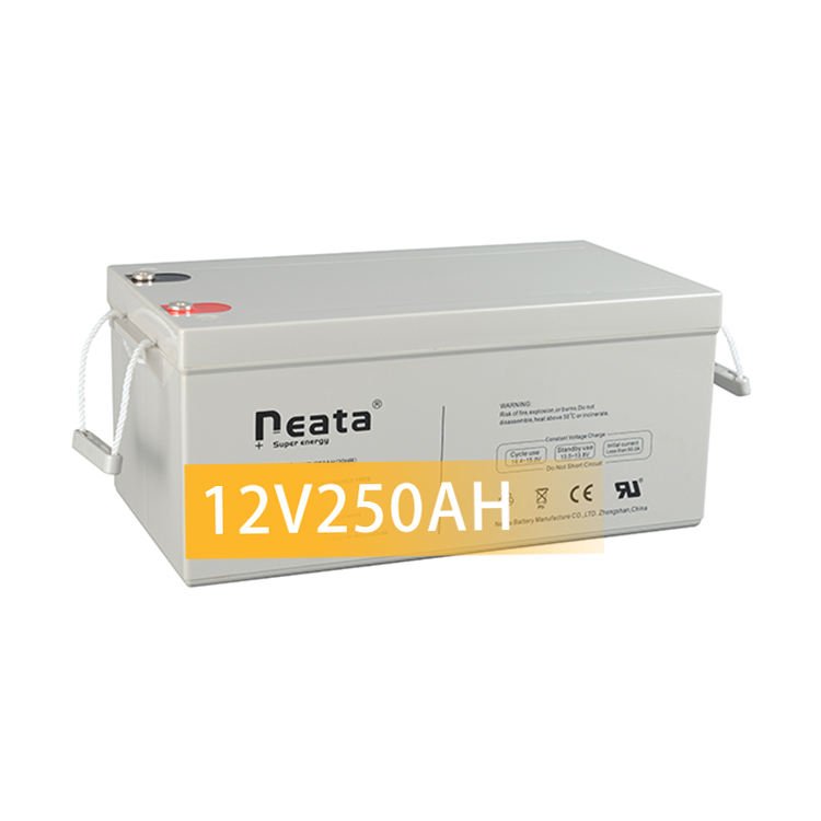 High quality lead acid dry cell crystal solar 12v 250ah lead acid battery