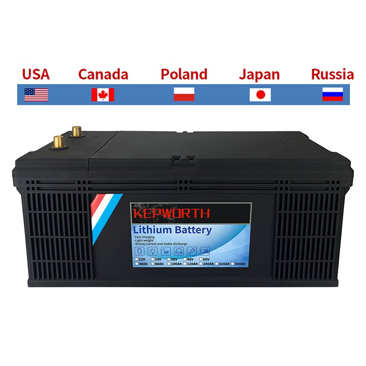 Kepworth EU/US Stock 12v 200ah Lifepo4 Rv battery 12.8v 200ah 2560wh Lithium Ion Battery Pack Customized Lifepo4 Battery 200Ah