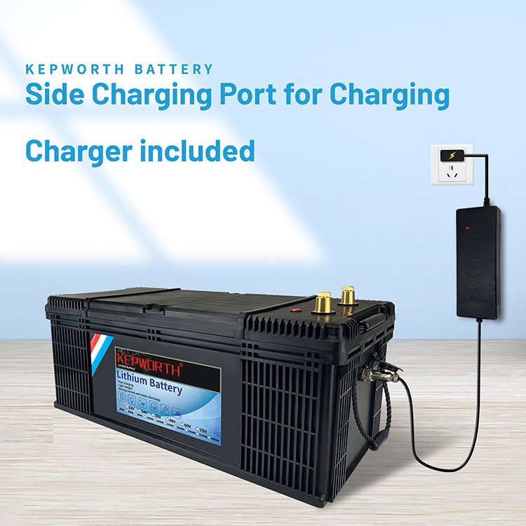 Kepworth EU/US Stock 12v 200ah Lifepo4 Rv battery 12.8v 200ah 2560wh Lithium Ion Battery Pack Customized Lifepo4 Battery 200Ah