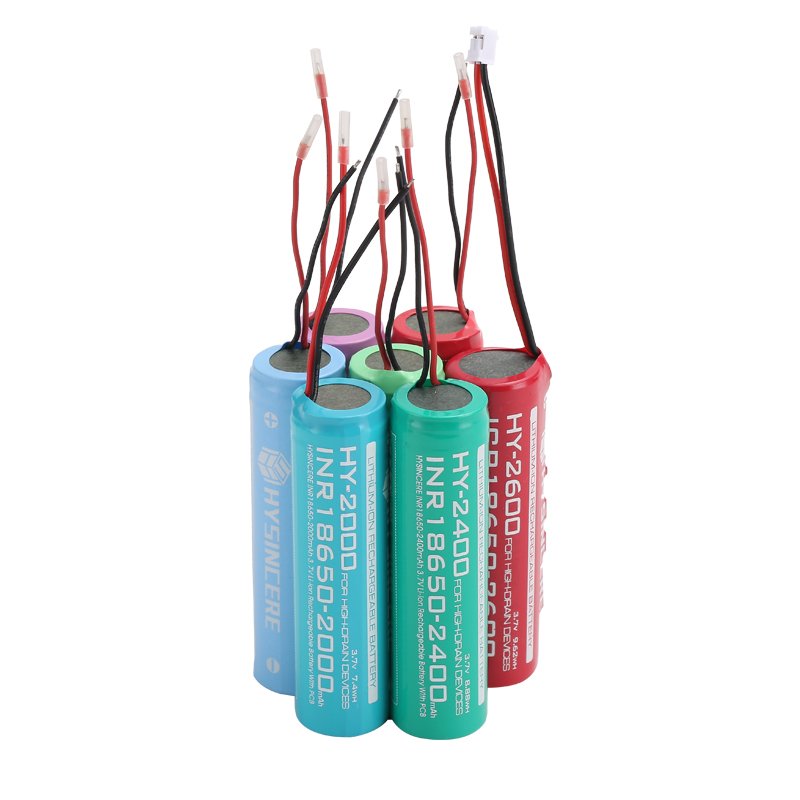 Customized KC Rechargeable 3.6V 3.7V 18650 Li-ion Cell Pack Lithium Ion Battery