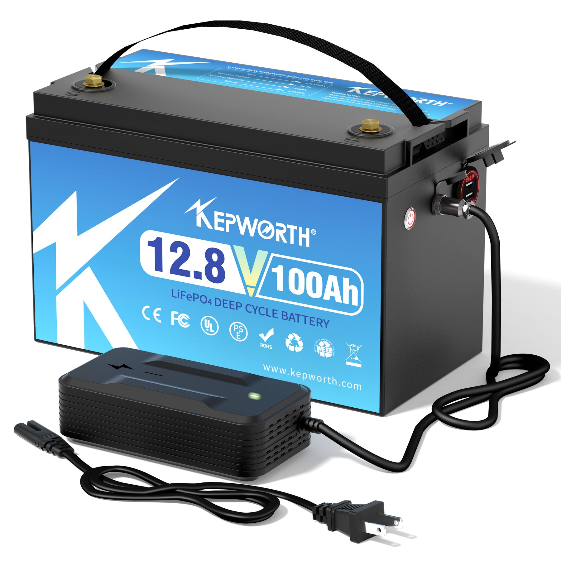 Kepworth EU Stock Lifepo4 12v 80Ah 100Ah 120ah lithium battery 200ah 320Ah lifepo4 Lithium ion Battery With BMS DHL Free