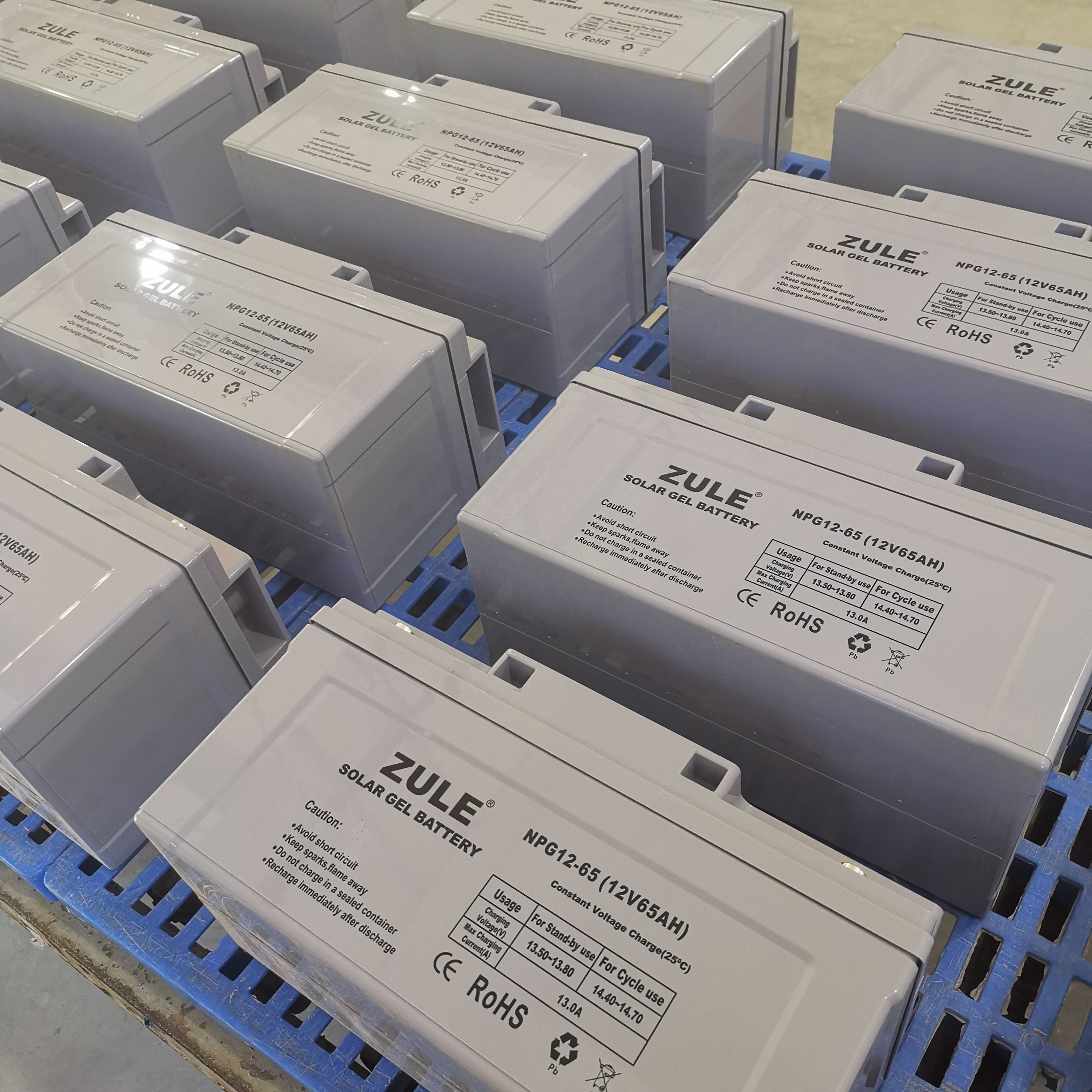 High efficiency Deep cycle solar lead-acid battery 12v65AH rechargeable maintenance-free solar battery for Solar energy system
