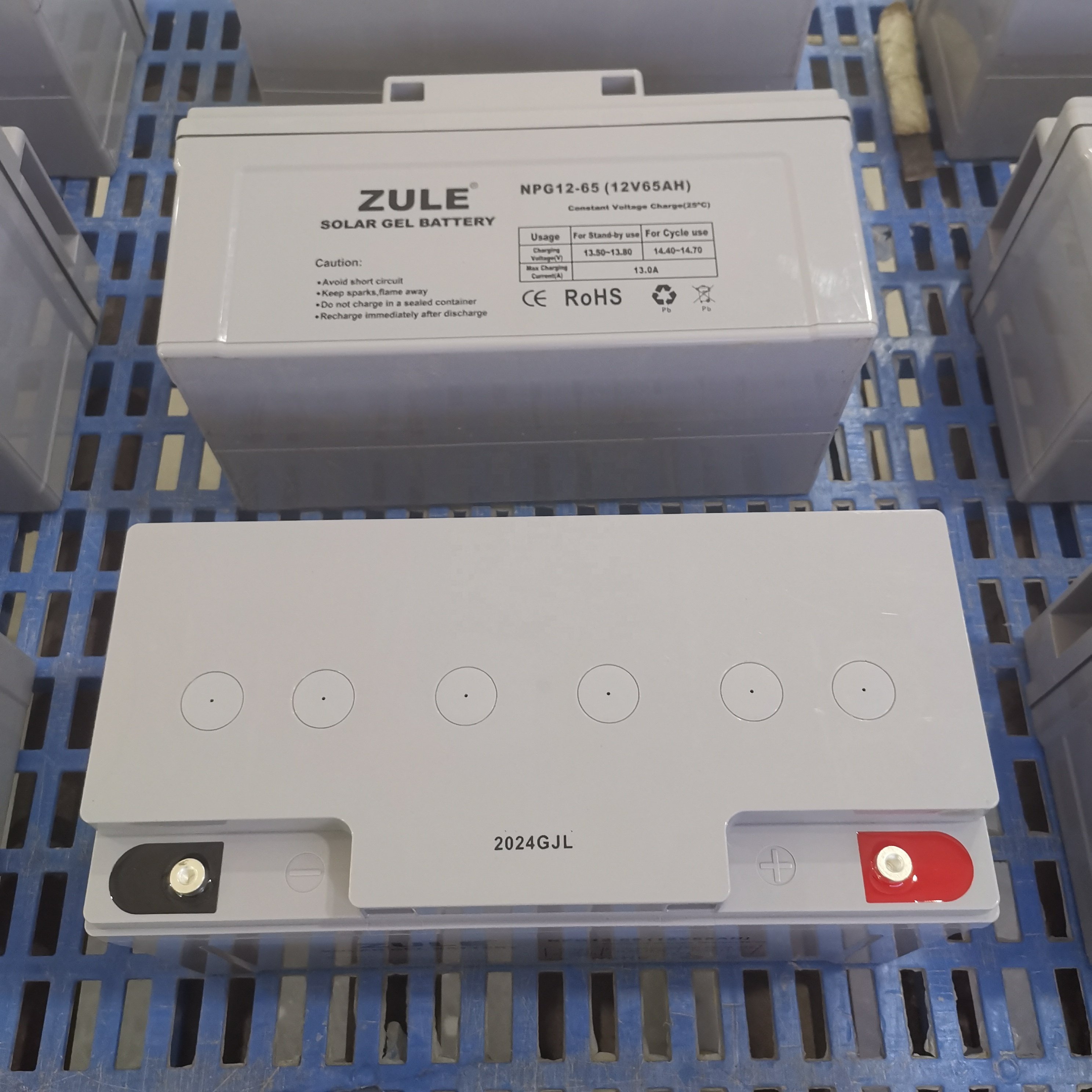 High efficiency Deep cycle solar lead-acid battery 12v65AH rechargeable maintenance-free solar battery for Solar energy system