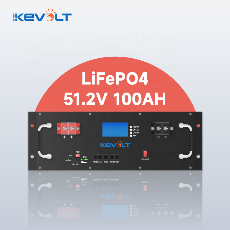 KEVOLT Rack Lithium Battery 48V 300AH 15KWH Pack Lifepo4 Battery Deep Cycle Energy Storage System