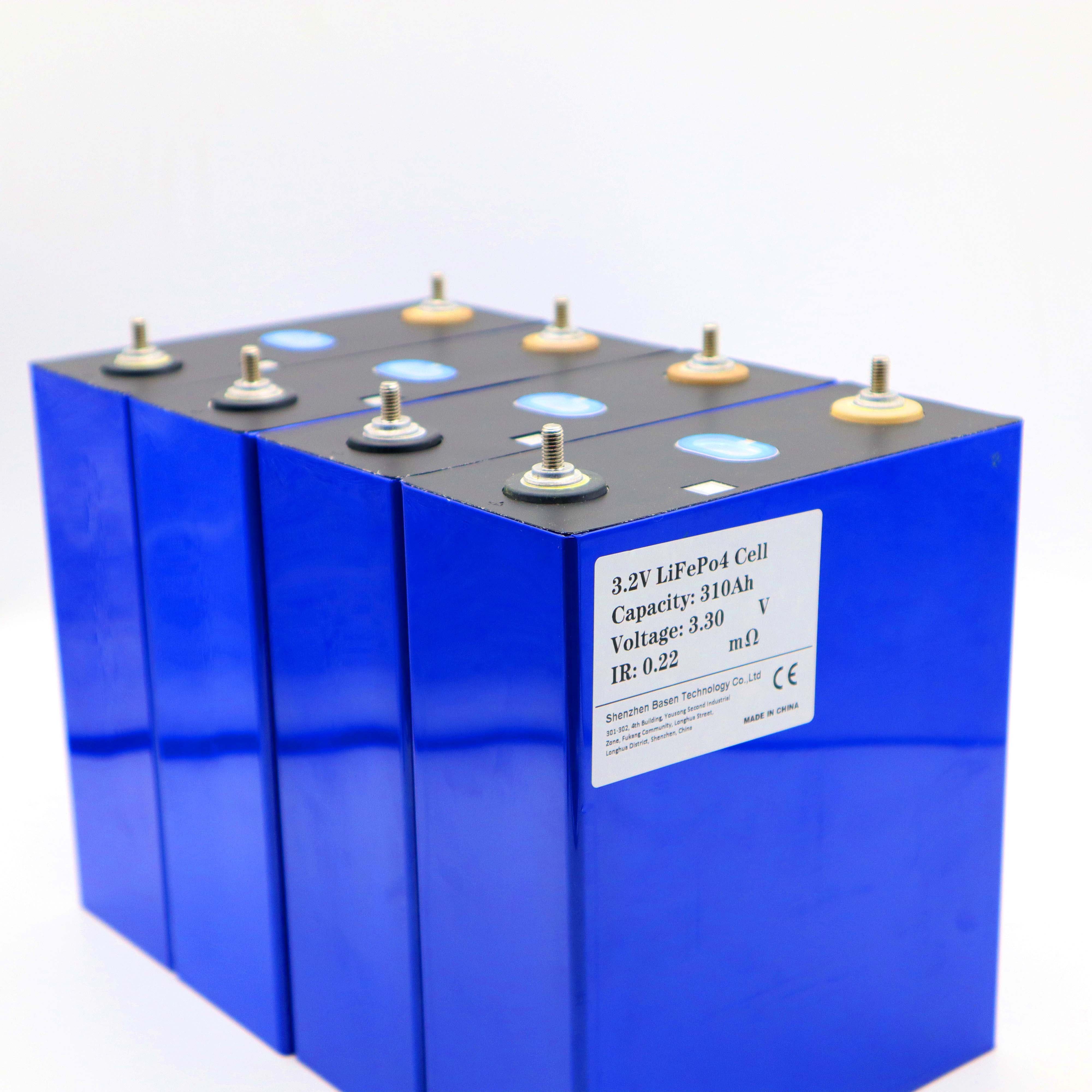 4PCS Lifepo4 3.2V 302Ah 300Ah Lithium Ion Batteries cells lifepo4 for Solar Energy Storage Systems