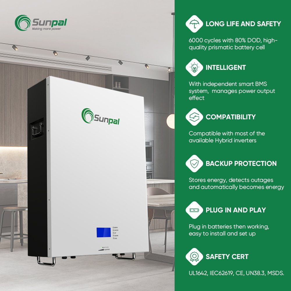 Residential Solar Power Hybrid Off Grid 5Kw 8Kw 10Kw 12Kw Potovoltaic 3Phase Solar Panel System