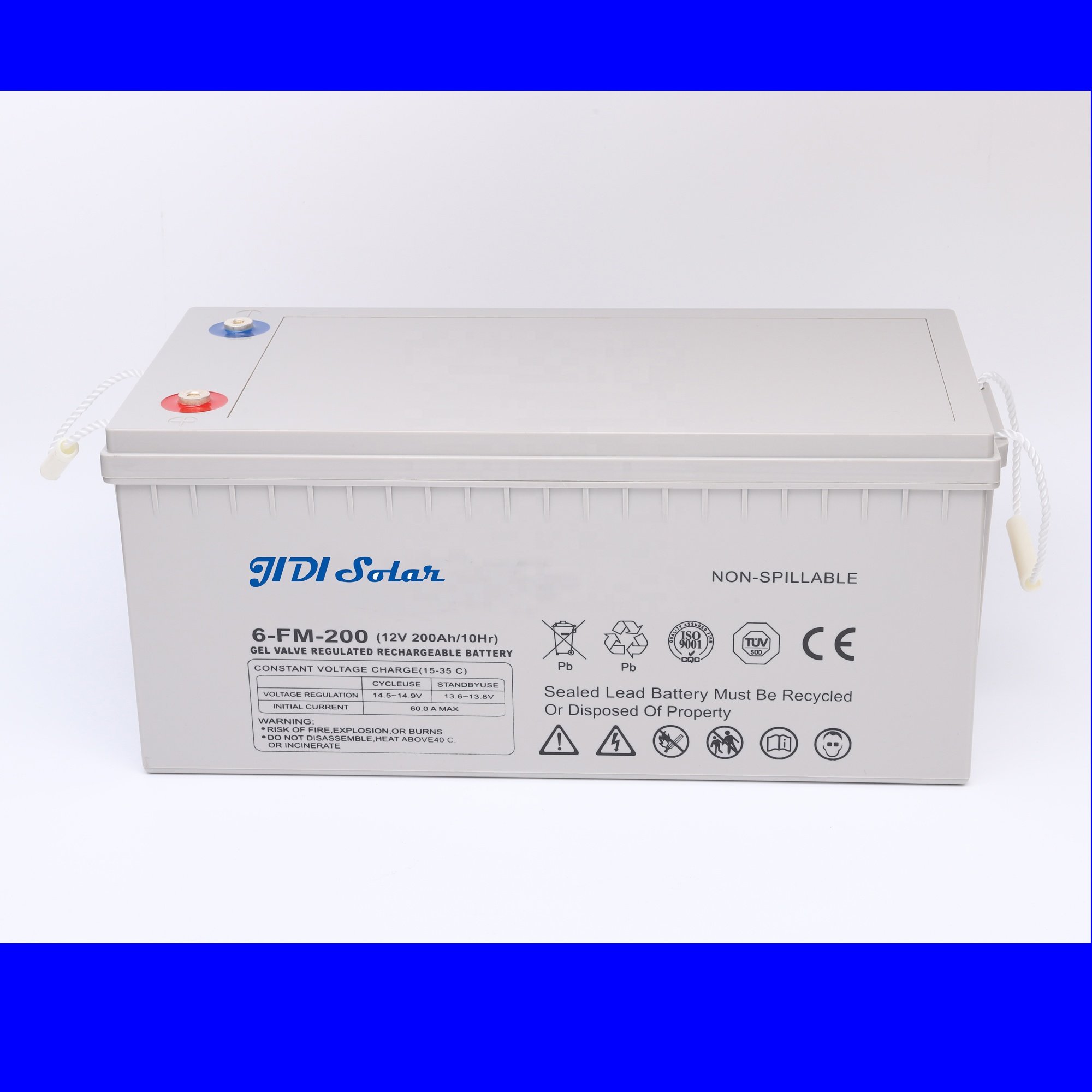 200Ah 250Ah 300Ah Deep Cycle Solar Storage Battery GEL 12V 100Ah Lead Acid Batteries