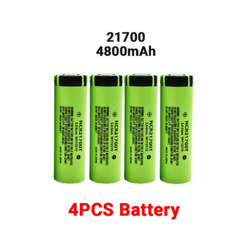 2023 NCR21700T Lithium ion battery 4800mAh3.7V40A used for high rate process discharge power bank and electric vehicle