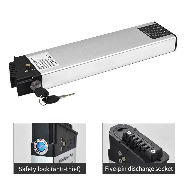 NLK low price 48v 10.4ah 12ah 12.8ah 14ah Lithium ion foldable battery cycle Battery 48v Folding Ebike Battery