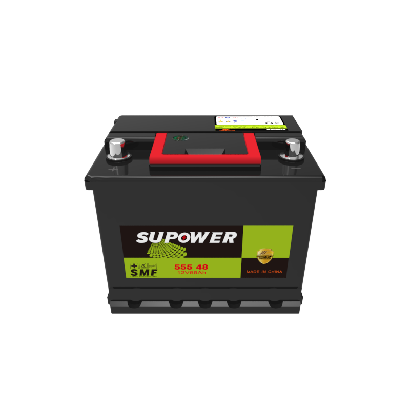 12V 55Ah lead acid battery OEM car maintenance-free battery SUPOWER 55530 55531 55545 55548 55559 55565 55573