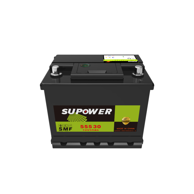 12V 55Ah lead acid battery OEM car maintenance-free battery SUPOWER 55530 55531 55545 55548 55559 55565 55573