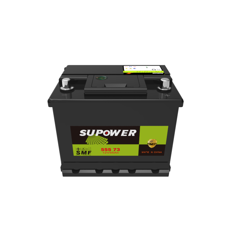 12V 55Ah lead acid battery OEM car maintenance-free battery SUPOWER 55530 55531 55545 55548 55559 55565 55573