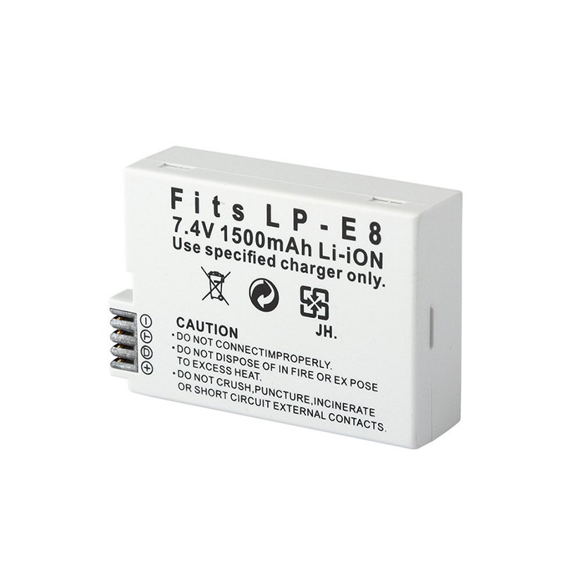 LP-E8 Rechargeable Lithium-Ion Battery Pack for Canon EOS Rebel EOS Kiss series 500D 550D 600D 650D 200D 250D Cameras