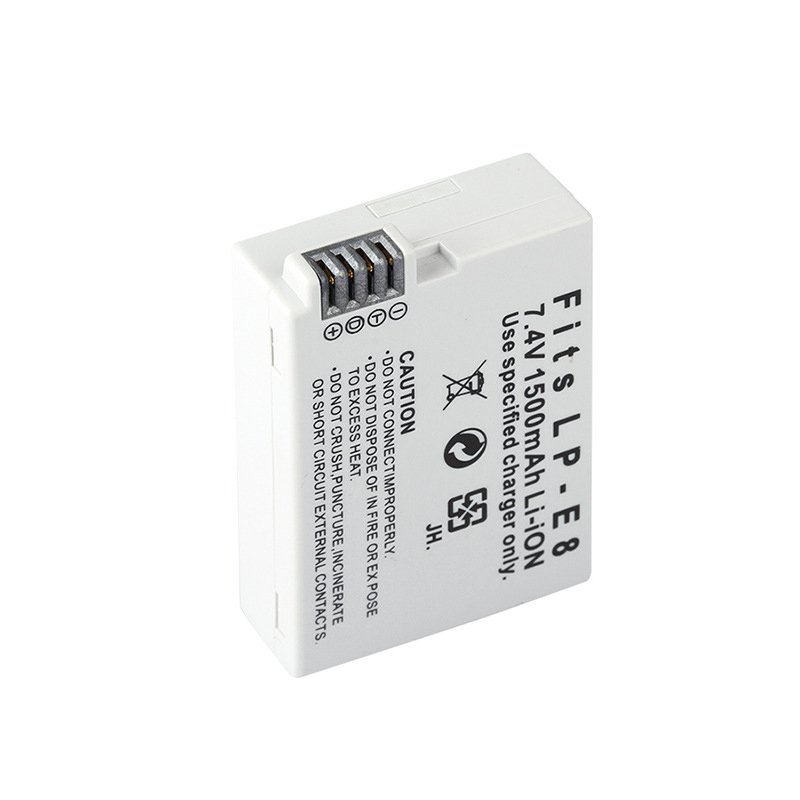 LP-E8 Rechargeable Lithium-Ion Battery Pack for Canon EOS Rebel EOS Kiss series 500D 550D 600D 650D 200D 250D Cameras
