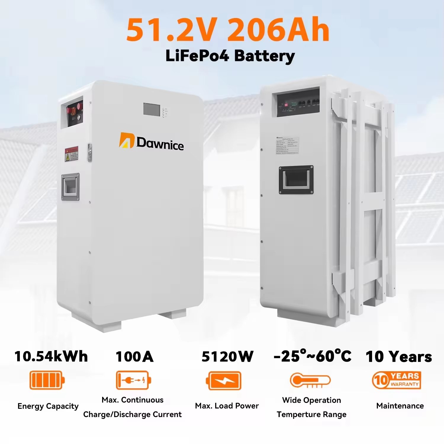 LiFePO4 Batteries 48V 100ah 200ah Home Solar Storage Lithium Ion Battery 5kwh 10kwh Power wall