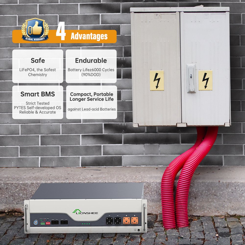 Hot Sale Solar Battery Home Energy Storage Lifepo4 100ah Lithium Ion Battery Pack