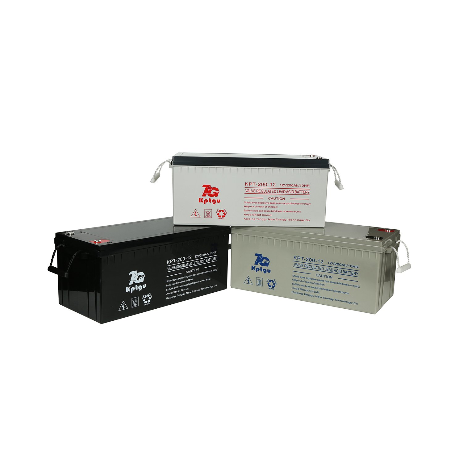 VRLA Sealed 12V 200Ah Deep-Cycle Lead Acid AGM Battery