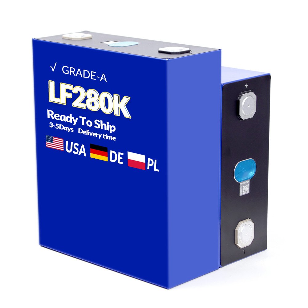 eve 3.2v 280ah lifepo4 battery cell lfp eu warehouse grade a energy prismatic 4 volt li ion 3.2 lithium storage solar usa stock