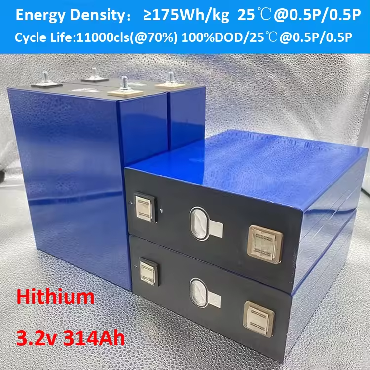 280ah 300ah 320ah Lifepo4 Hithium energy storage technology Hithium 314 ah 3.2v cells Lithium batteries for solar energy storage