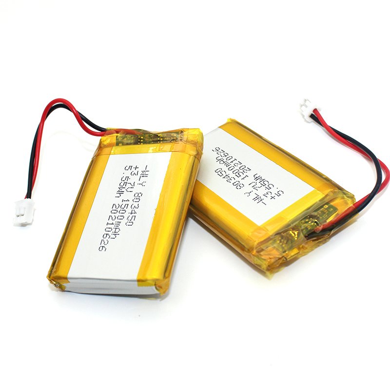 Hot sale rechargeable lithium polymer battery 083450 3.7v 1500mah lithium ion battery 803450 for medical products