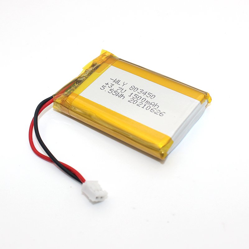 Hot sale rechargeable lithium polymer battery 083450 3.7v 1500mah lithium ion battery 803450 for medical products