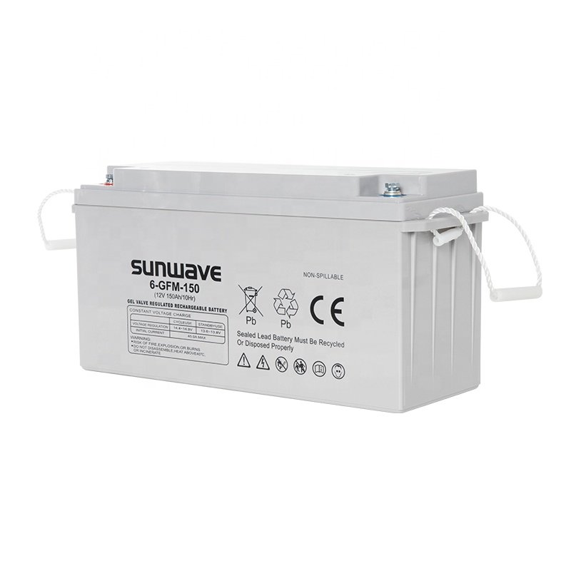 Sunwave Gel Solar Battery 12V 100Ah 150Ah 200Ah 250Ah Deep Cycle Lead Acid Batteries For House
