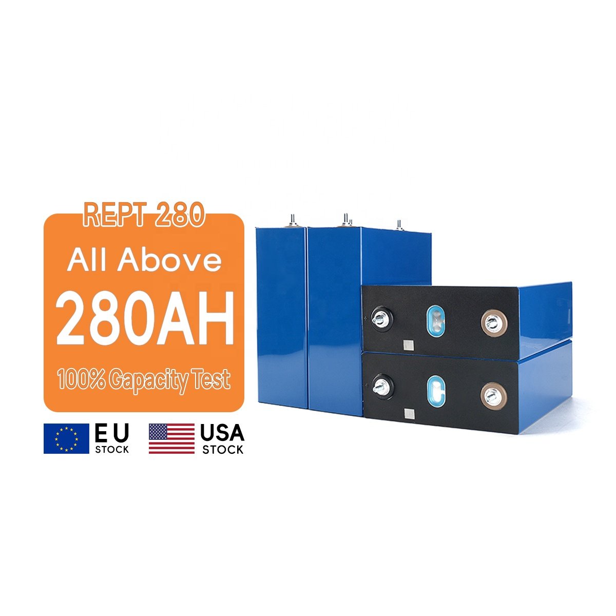 Hot sale REPT 280Ah 3.2V 310ah 320ah LiFePO4 Lithium ion Batteries For 12V 24V 48V electric power systems LiFePO4 280Ah cell