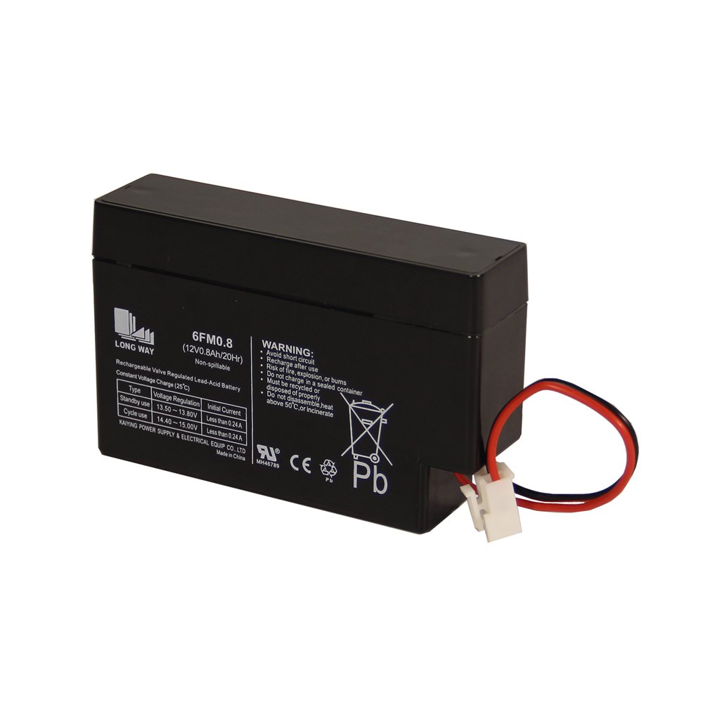 Sealed safety valve 12V0.8ah 6FM0.8 Maintenance Free Power Lead Acid batteries
