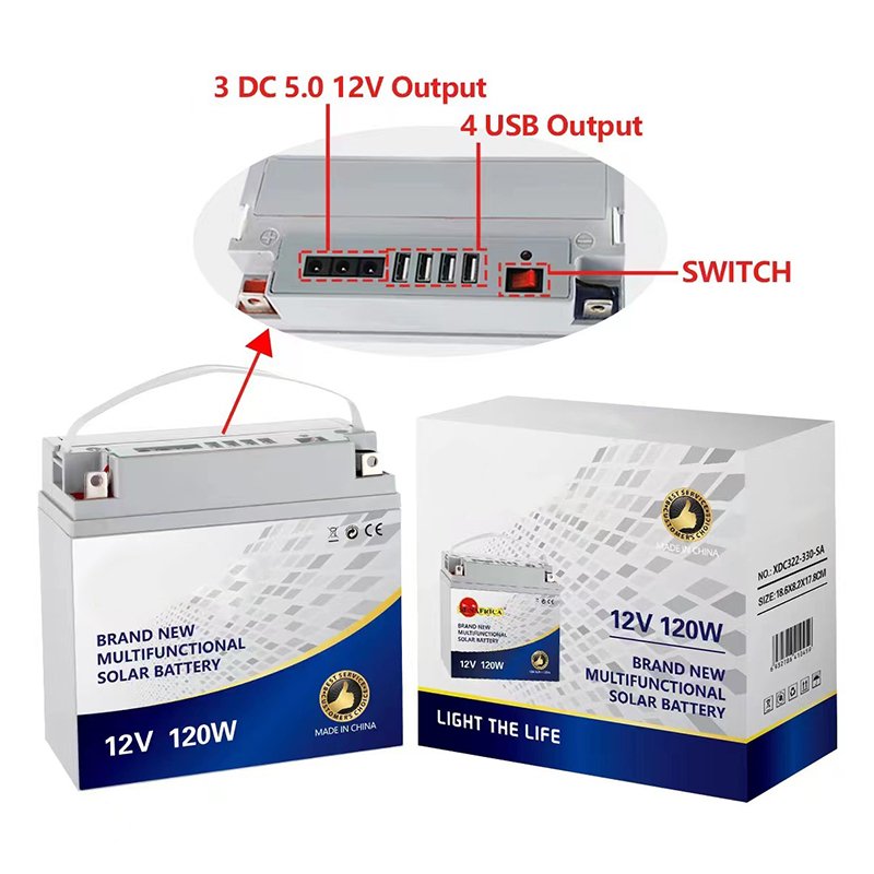 Multi-Function 12V 7ah Portable Energy Storage Power Station Lead Acid Battery