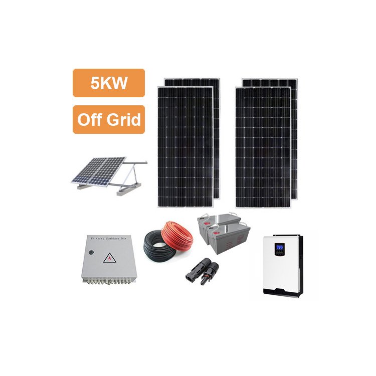 Complete Home Energy 5000W 5KW 10 20 KW 15KW 20KW Power 5KVA Off Grid Solar System