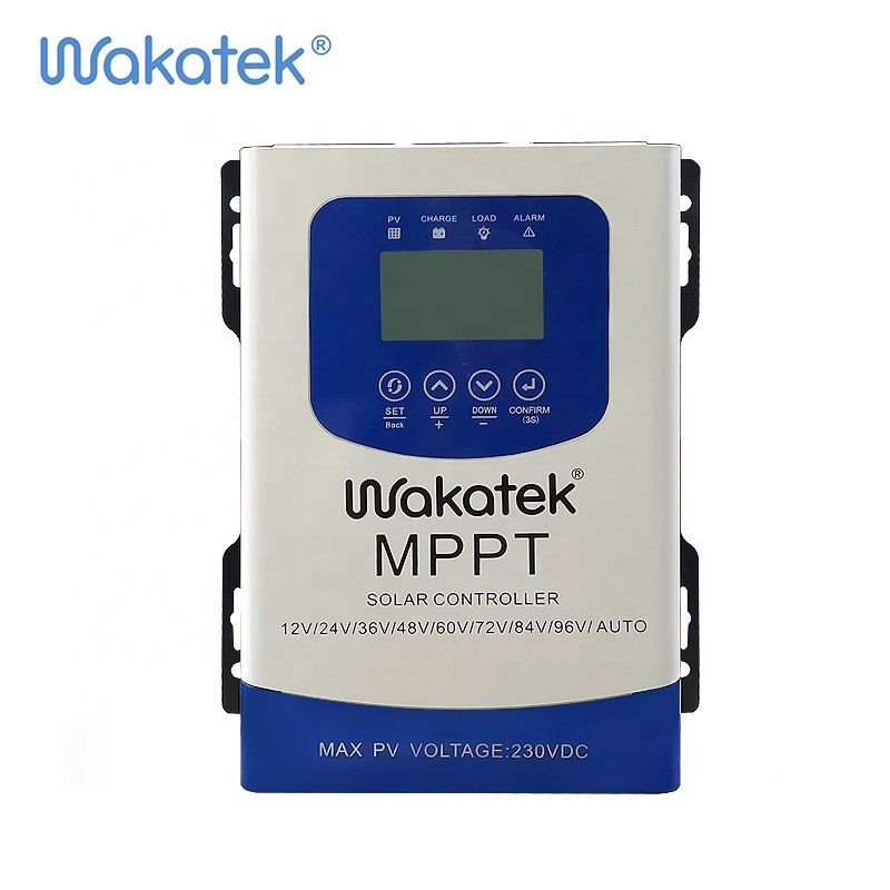 WAKATEK 60A solar charge controllers mppt controller hybrid charger mppt solar charge controller 60 amp