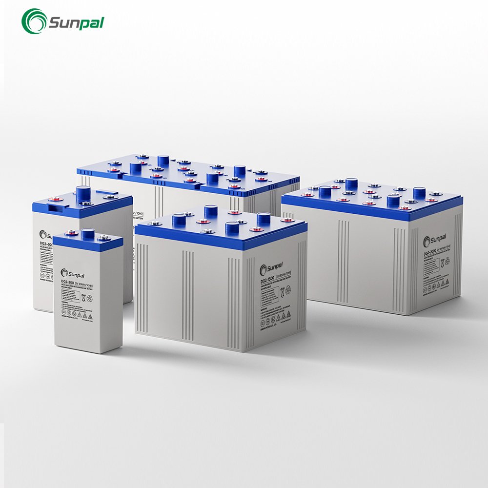 Sunpal Lead Acid Batteries 2V 200Ah 800Ah Agm Deep Cycle Solar Storage Battery