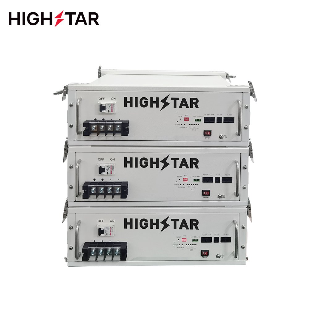 HIGHSTAR Hsdlfp-48100aVTC Rechargeable Backup lithium-ion battery pack for Telecom Station