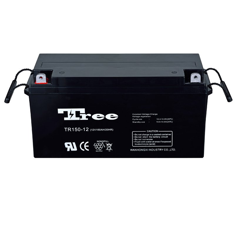 Valve regulated lead acid battery 12v 150ah solar panel 1500w gel battery leisure batteries lead acid 12v for grid system 10kw