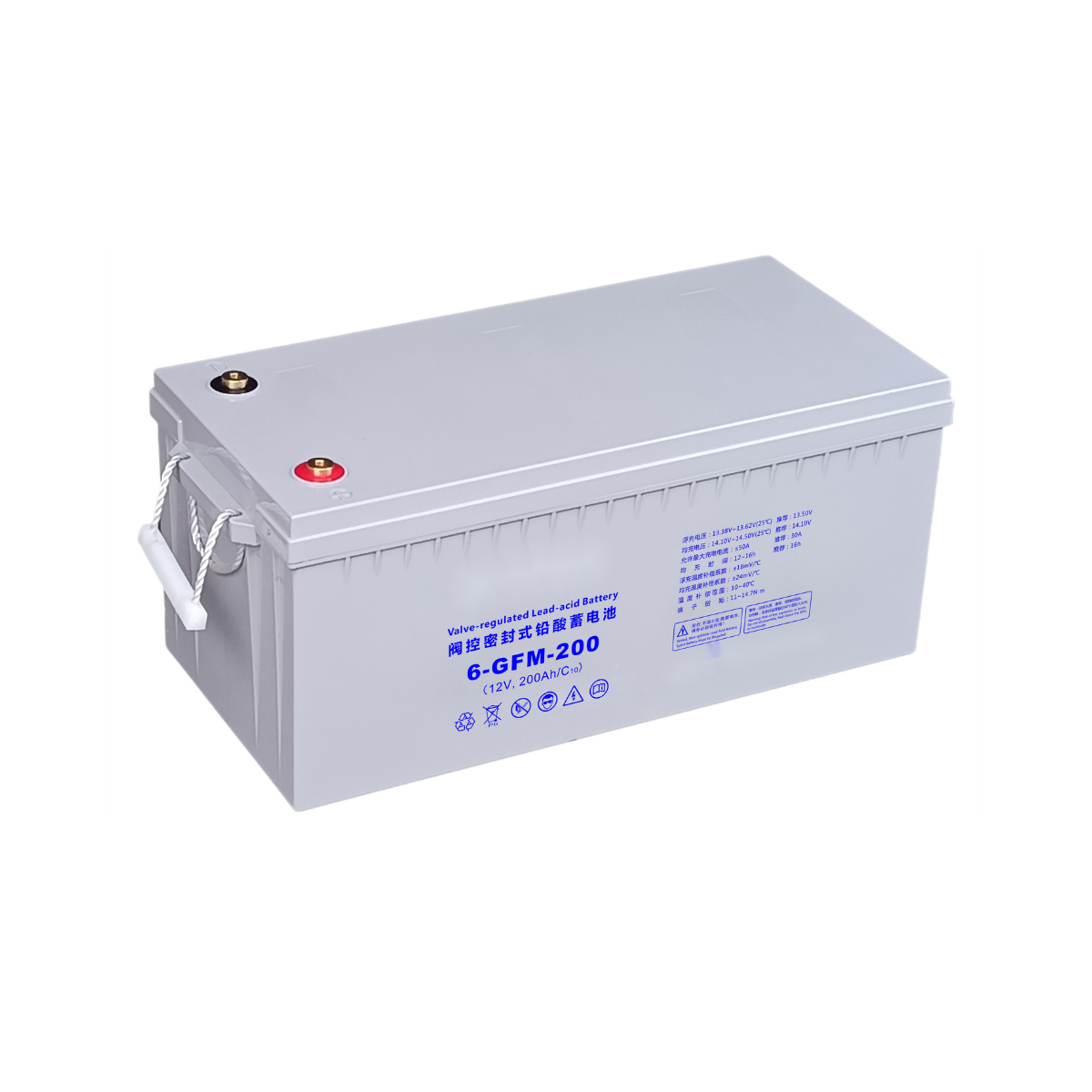 High Safety Dependable 12V 100Ah 1.2kWh Sealed Lead-acid Battery for Telecom Infrastructure