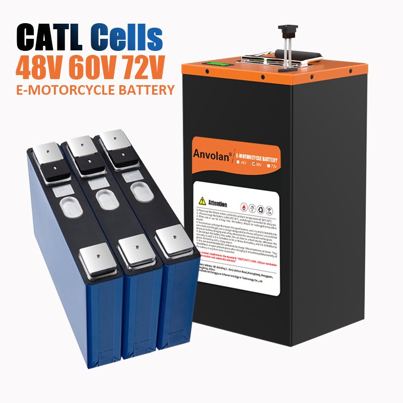 Long-lasting E-Motorcycle Battery 1000W-3000W 60V 30AH 50AH 70Ah Scooter Boat Tricycle Forklift Lithium Ion Battery with BMS