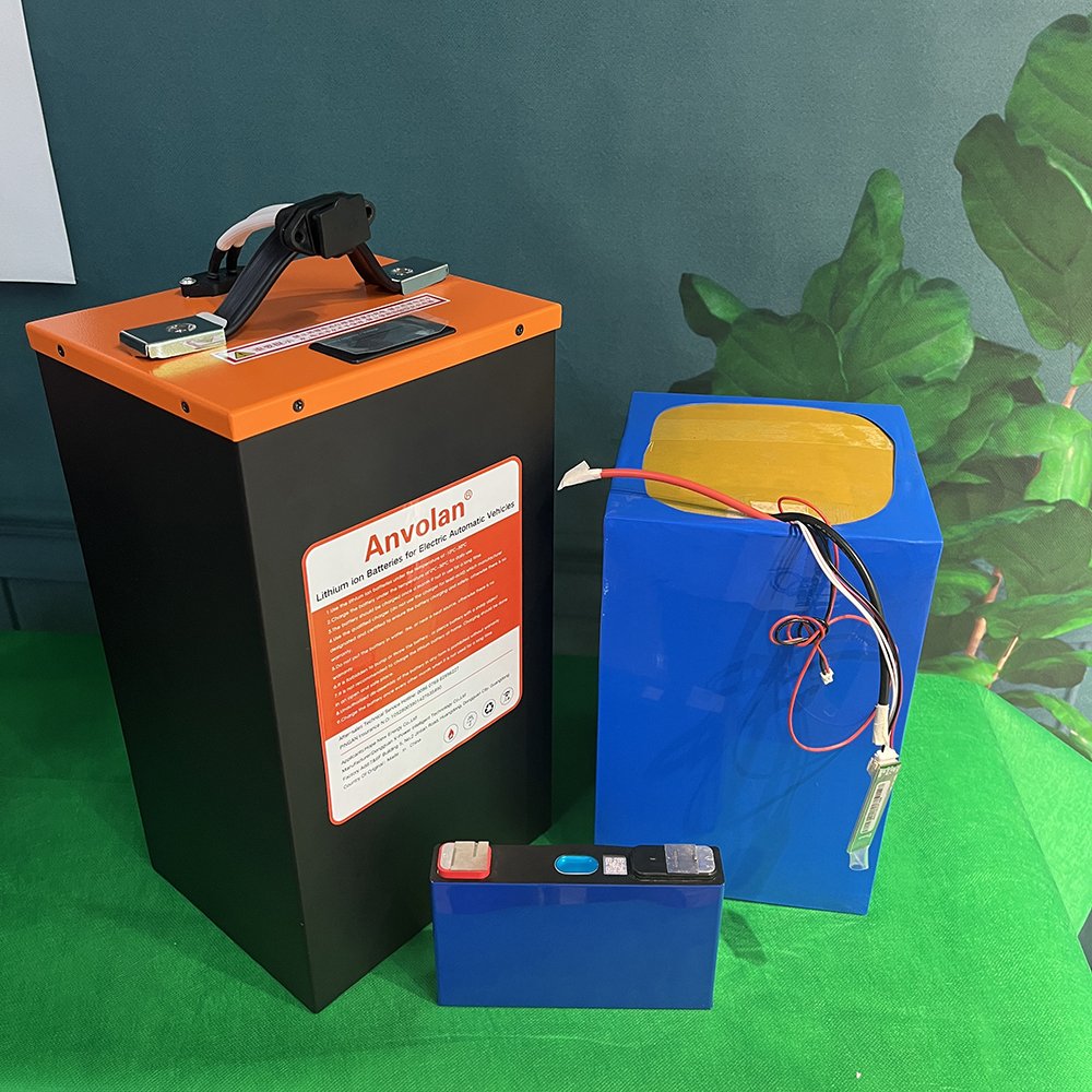 Long-lasting E-Motorcycle Battery 1000W-3000W 60V 30AH 50AH 70Ah Scooter Boat Tricycle Forklift Lithium Ion Battery with BMS