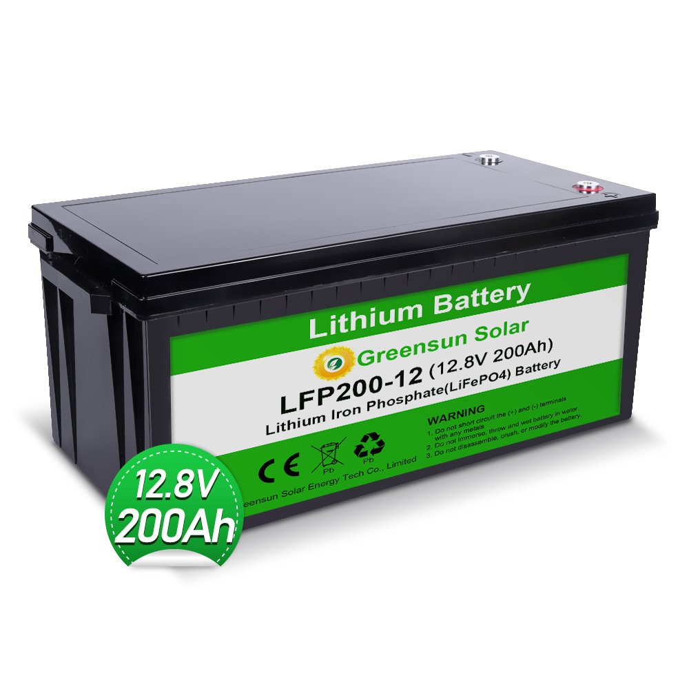 Litium batterie litio li ion Lithium lifepo4 lipo4 12v Solar Energy System Battery 100Ah 200Ah