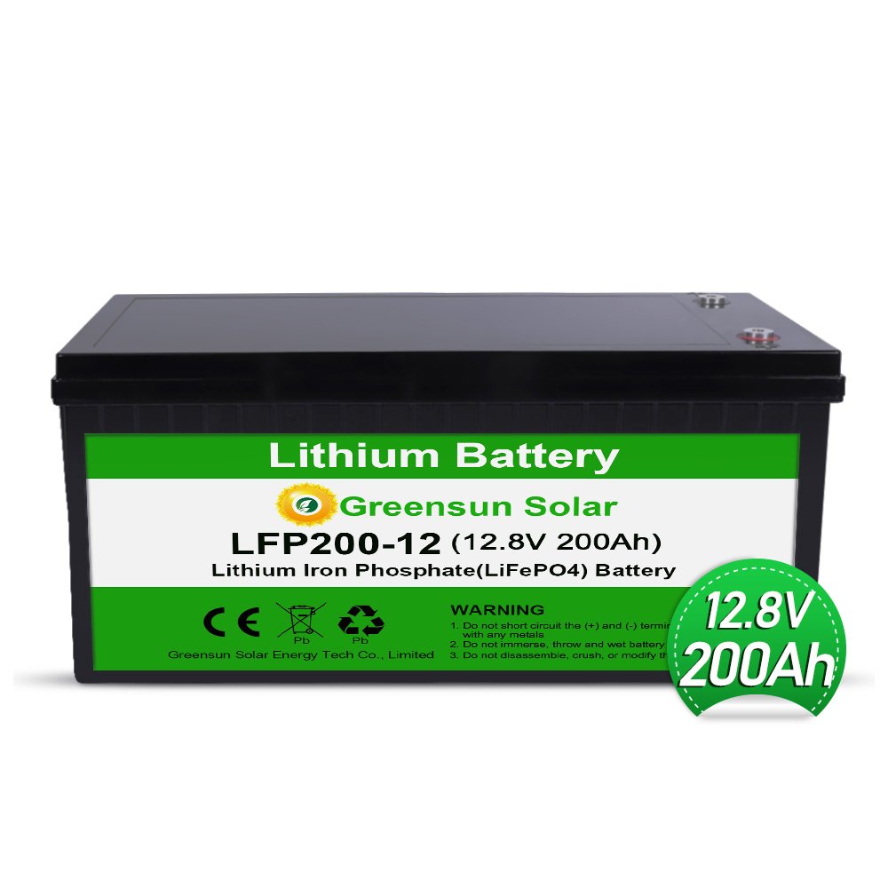 Litium batterie litio li ion Lithium lifepo4 lipo4 12v Solar Energy System Battery 100Ah 200Ah