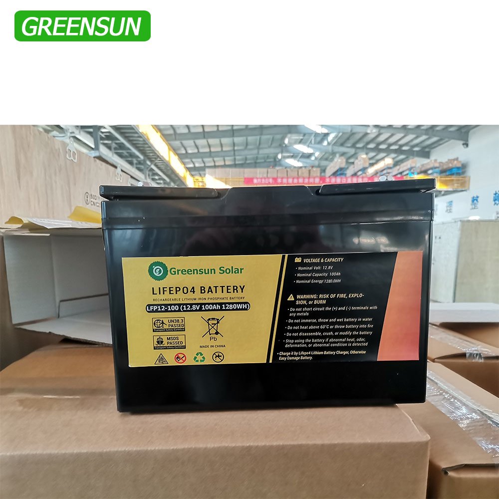Litium batterie litio li ion Lithium lifepo4 lipo4 12v Solar Energy System Battery 100Ah 200Ah