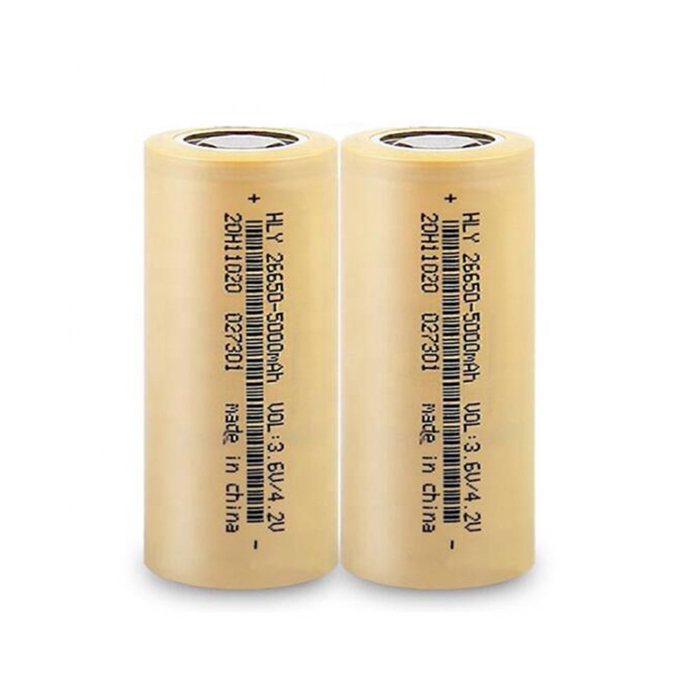 3.7v 5000mah rechargeable Lithium Ion Battery 26650 battery for consumer electronics