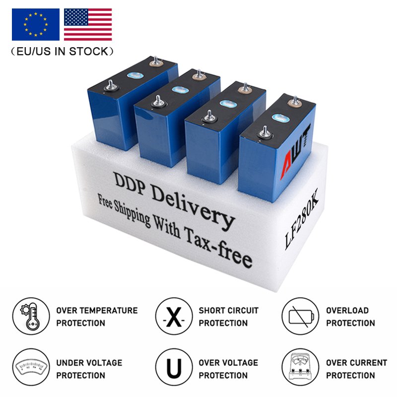 AWT bms lifepo4 16s 3.2v 280ah 306ah 314ah 560AH mb30 mb31 5kwh 10kwh 15kwh battery power system lithium ion battery pack