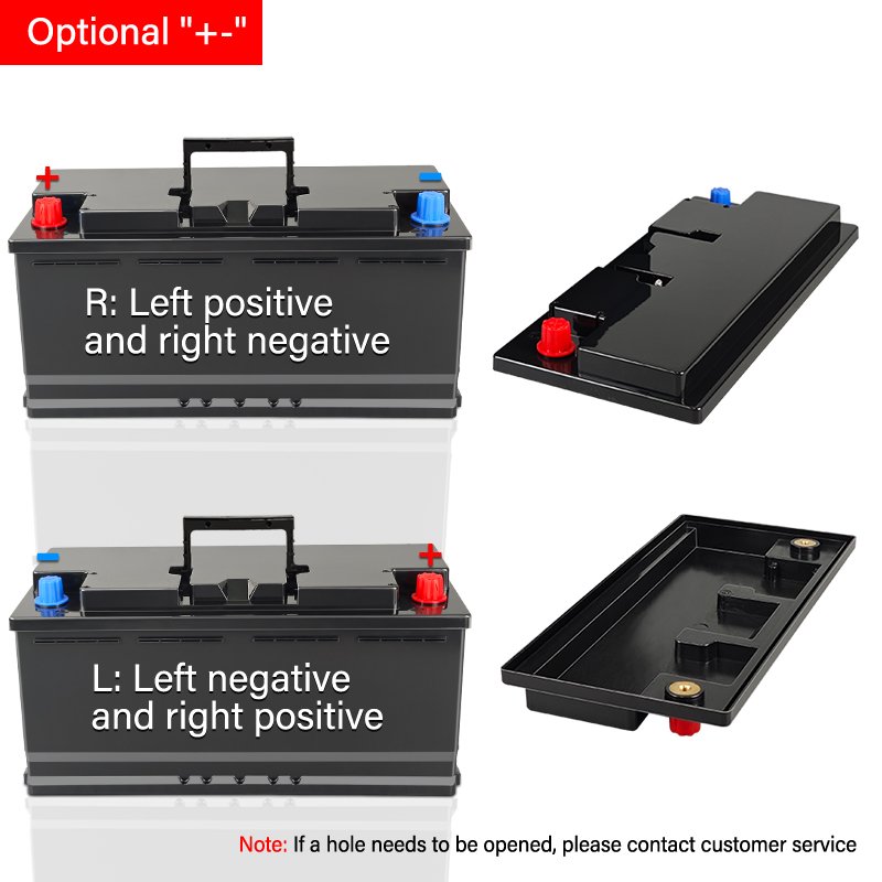 Customizable Low Temperature Start Empty Lifepo4 Battery Box 12v 110A Portable Lead Acid Car starting lithium battery Case
