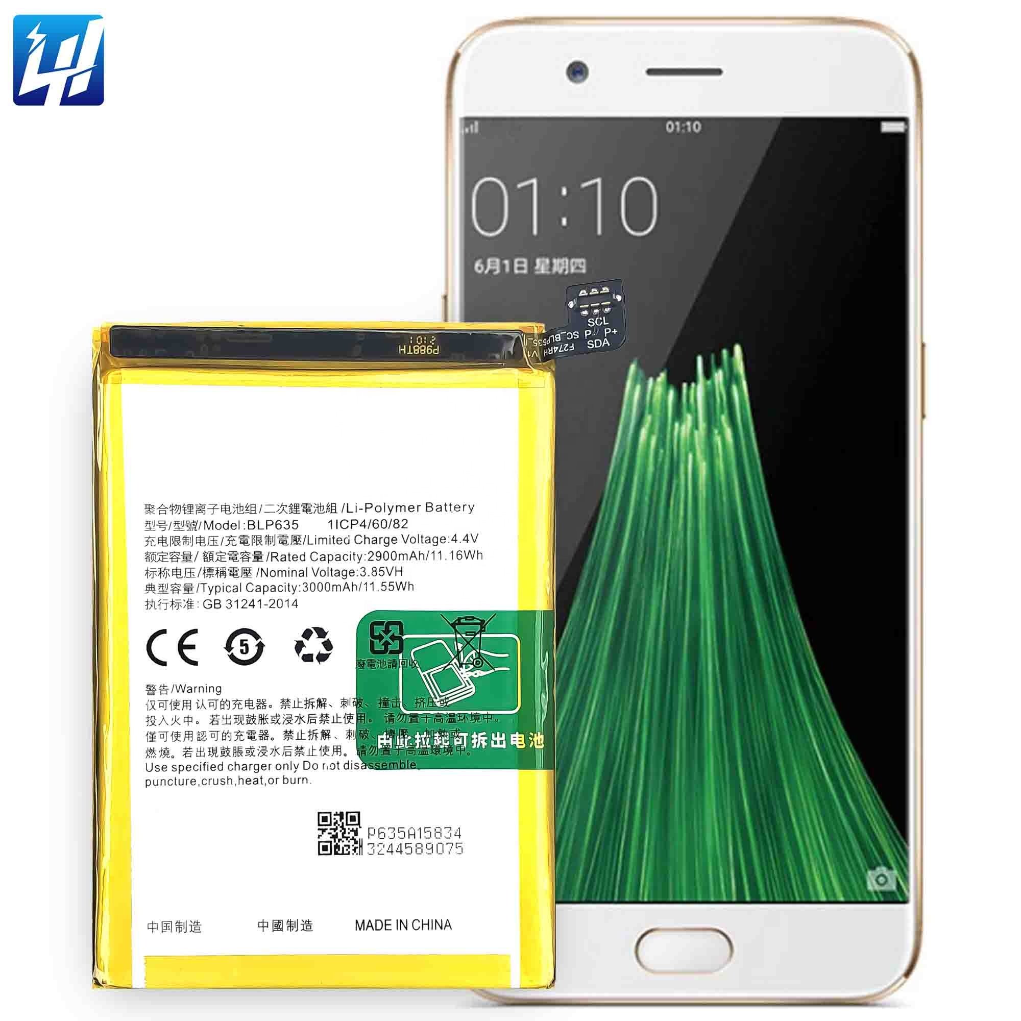 BLP635 R11 100% Original Mobile phone battery for OPPO R11S CPH1707