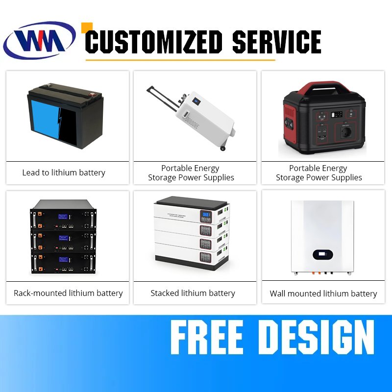 Wholesale Customized Lithium Iron Phosphate Battery Portable Energy Storage Power Supplies Lithium Ion Batteries