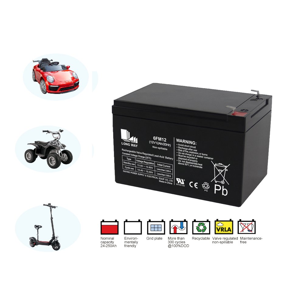 High Quality 12V12ah 6FM12R Maintenance Free VRLA universal Lead Acid batteries